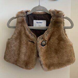 Old Navy Baby Faux Fur Vest